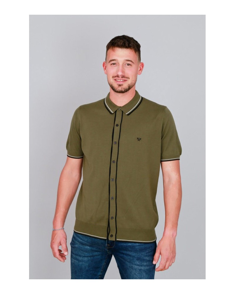 Camisa Verd Kaki OD3621 STJOR | Moda Ètica | Òscar Dalmau