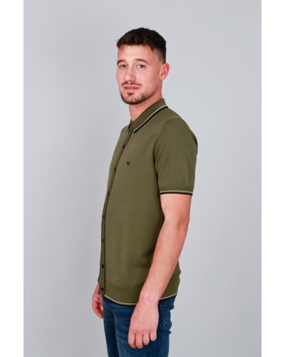 Camisa Verd Kaki OD3621 STJOR | Moda Ètica | Òscar Dalmau