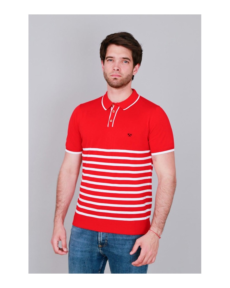 Polo Vermell OD3649 STJOR | Roba Sostenible Home | Òscar Dalmau