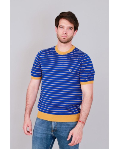 Samarreta Ratlles Ocres OD3656 STJOR | Moda Ètica | Òscar Dalmau