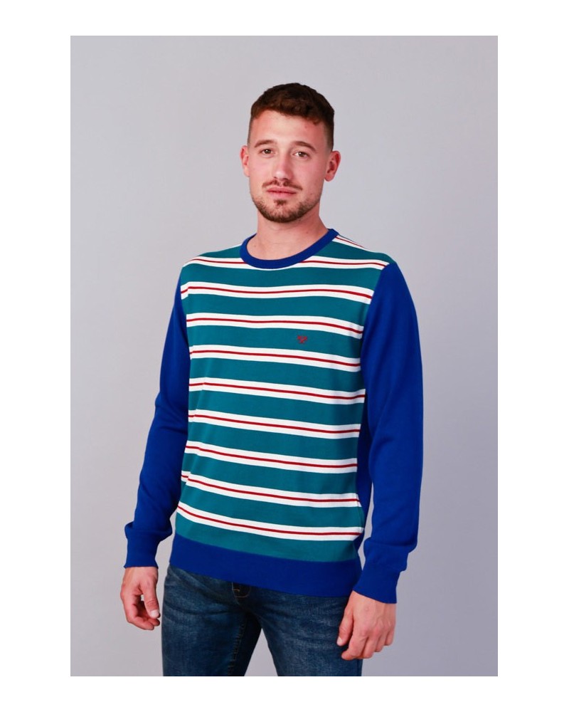 Jersei La Casa de la Bomba Blau ST2563 | Moda sostenible | Roba ètica