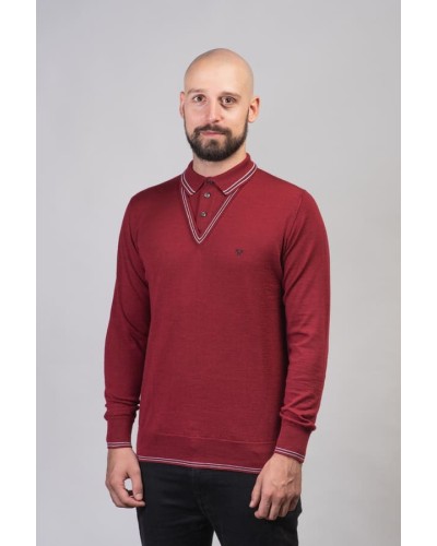 Jersei home estil schoolboy bordeus | Òscar Dalmau | STJOR