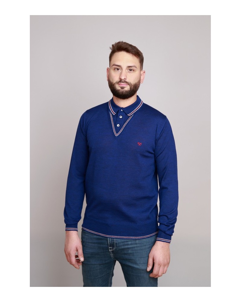 Jersei home blau estil schoolboy | Òscar Dalmau | STJOR