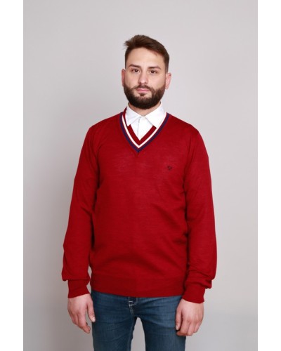 Jersei llana home vintage bordeus | Òscar Dalmau | STJOR