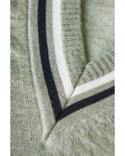 Jersei de pic per a home de color verd | STJOR | Moda sostenible