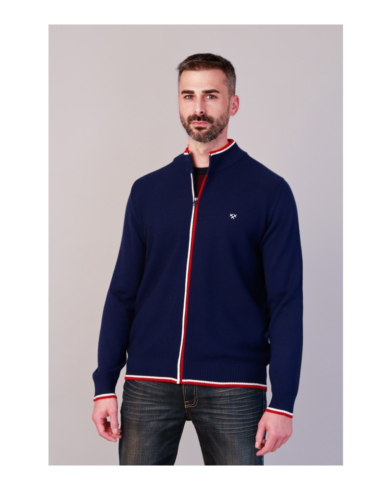 Jaqueta The Brit Blau Marí | Marca Roba Home feta a Catalunya | STJOR