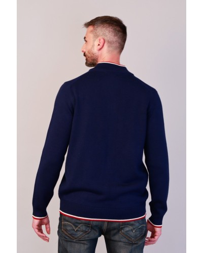 Jaqueta The Brit Blau Marí | Marca Roba Home feta a Catalunya | STJOR