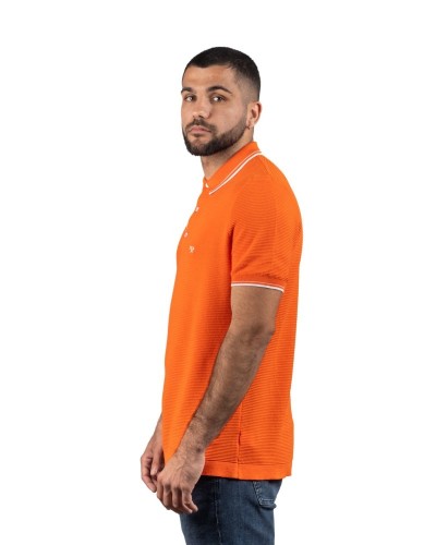 Polo naranja - STJOR | Ropa hombre sostenible y ética hecha en Cataluña