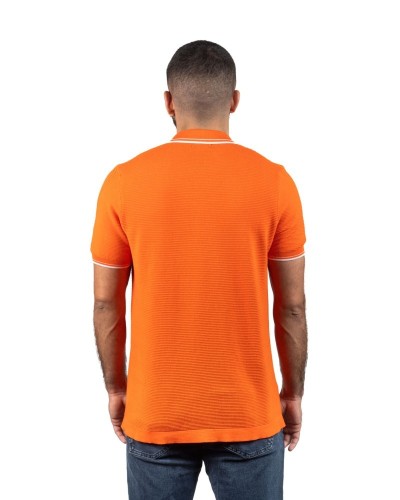 Polo naranja - STJOR | Ropa hombre sostenible y ética hecha en Cataluña