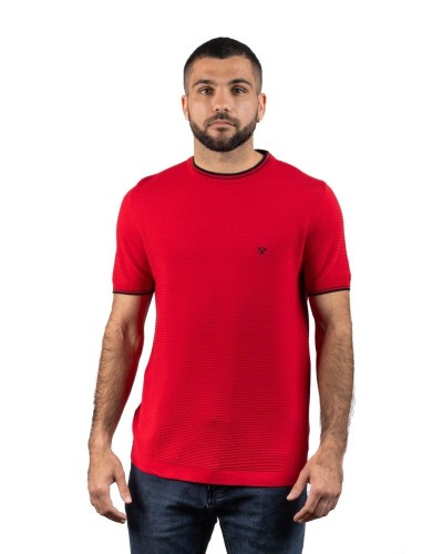 Samarreta de punt per a home vermella | STJOR