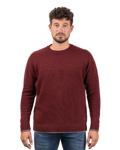 Comprar Jersei bordeus amb Colzeres | STJOR Moda Masculina Sostenible