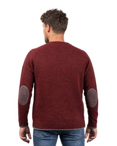 Comprar Jersei bordeus amb Colzeres | STJOR Moda Masculina Sostenible