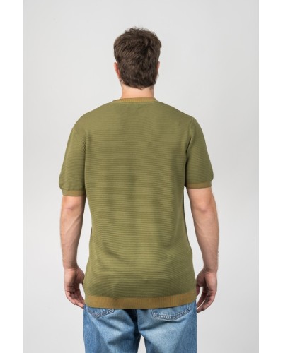 Samarreta Microstripe Kaki | STJOR 1969 | Roba per a Home