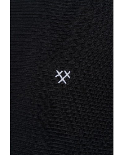 Camiseta Microstripe ST3673 Negra Home | STJOR