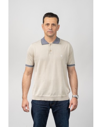 Polo Beix Home ST3674 STJOR - Moda Ètica