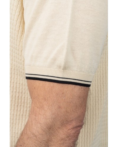 Polo Varied Knit Beix Home - Custom Fit | STJOR