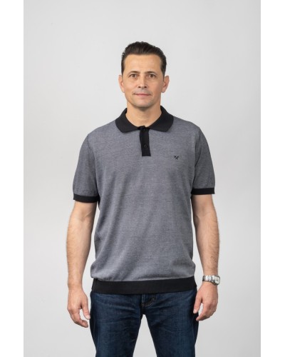 Polo Thousand Stripes Gris Home - Moda Ètica | STJOR