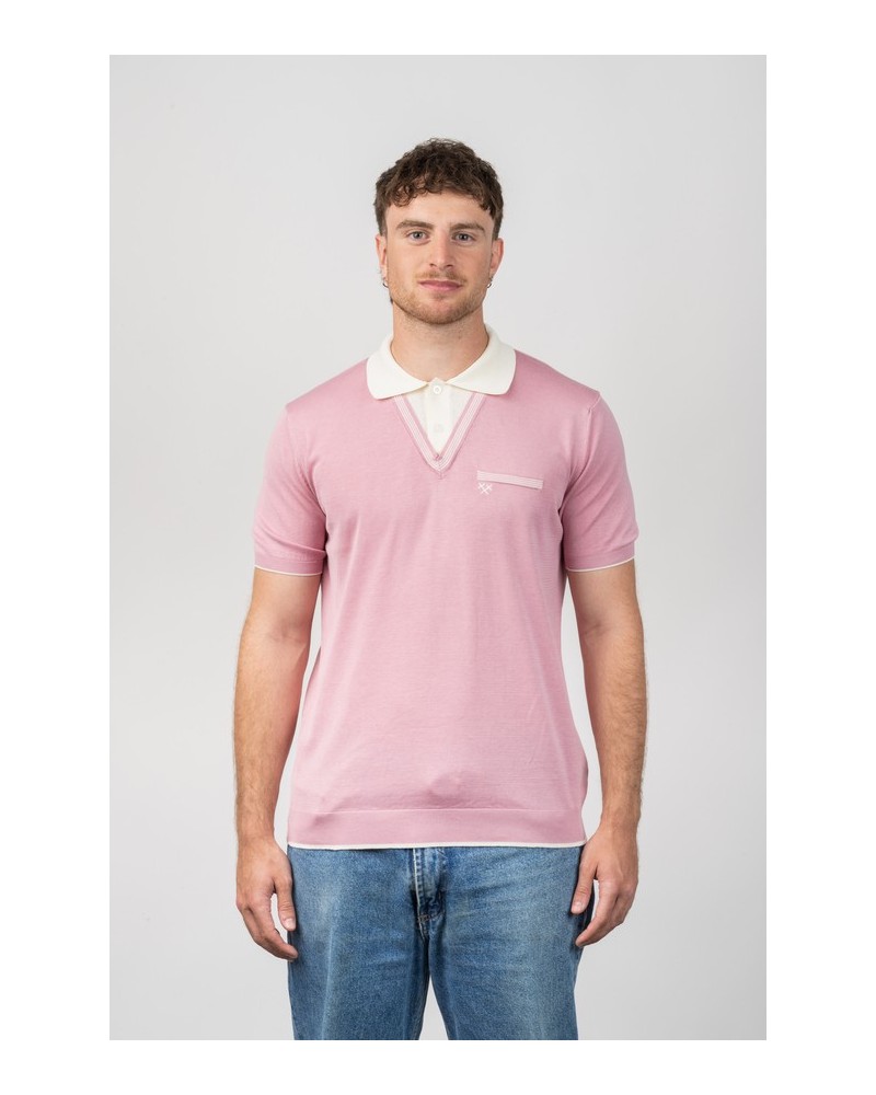 Polo Cricket Rosa Home - Col·lecció Òscar Dalmau | STJOR