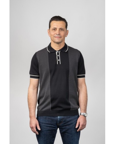 Polo Home Negre Riverside - Col·lecció Òscar Dalmau | STJOR