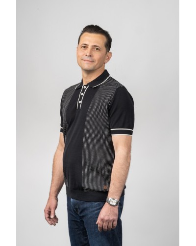 Polo Home Negre Riverside - Col·lecció Òscar Dalmau | STJOR