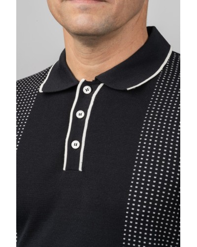 Polo Home Negre Riverside - Col·lecció Òscar Dalmau | STJOR