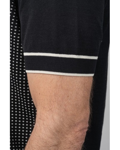 Polo Home Negre Riverside - Col·lecció Òscar Dalmau | STJOR