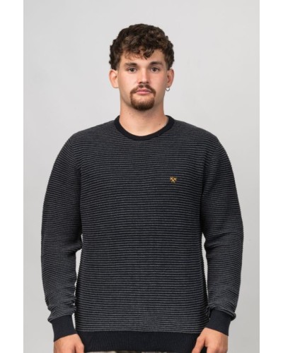 Jersei de Punt Home Negre | Jersei Màniga Llarga - STJOR