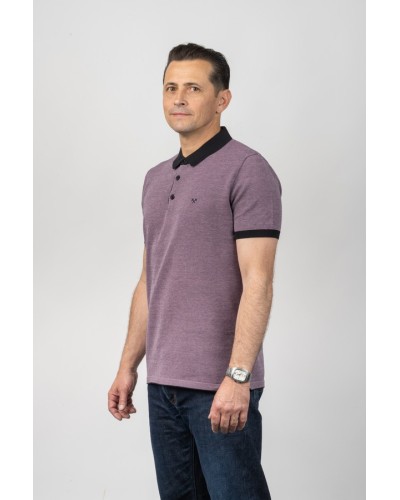 Polo morat de punt STJOR | Roba ètica | Botiga de moda sostenible