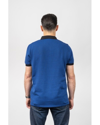 Polo blau marí de punt STJOR | Roba ètica | Botiga de moda sostenible