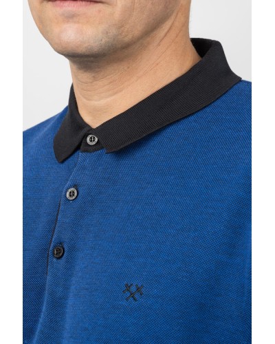 Polo blau marí de punt STJOR | Roba ètica | Botiga de moda sostenible