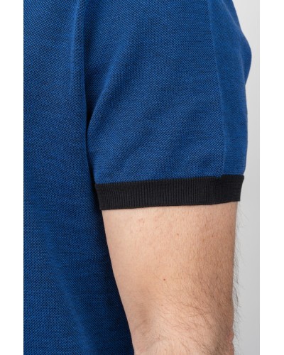 Polo blau marí de punt STJOR | Roba ètica | Botiga de moda sostenible