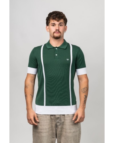 Polo Racing Stripes Verd | STJOR 1969 | Òscar Dalmau