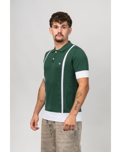 Polo Racing Stripes Verd | STJOR 1969 | Òscar Dalmau