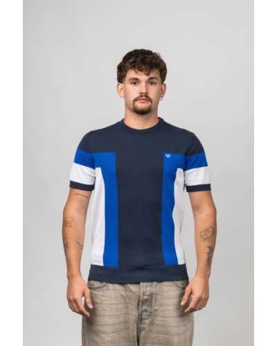 Samarreta Three Colors Blau | STJOR 1969 | Roba Ètica