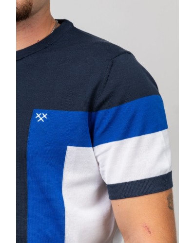 Samarreta Three Colors Blau | STJOR 1969 | Roba Ètica