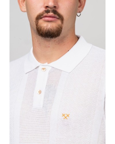 Polo Textured Lace Blanc | STJOR 1969 | Comprar Polo Home