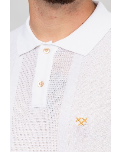 Polo Textured Lace Blanc | STJOR 1969 | Comprar Polo Home