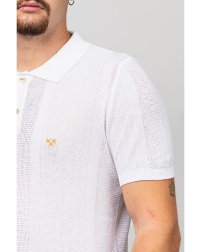 Polo Textured Lace Blanc | STJOR 1969 | Comprar Polo Home