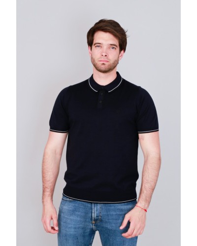 Polo Blau Marí OD3620 STJOR | Roba Sostenible per a home | Moda Ètica