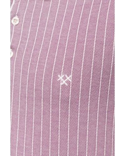 Polo Pinstripe Malva | STJOR 1969 | Marca de Roba Catalana