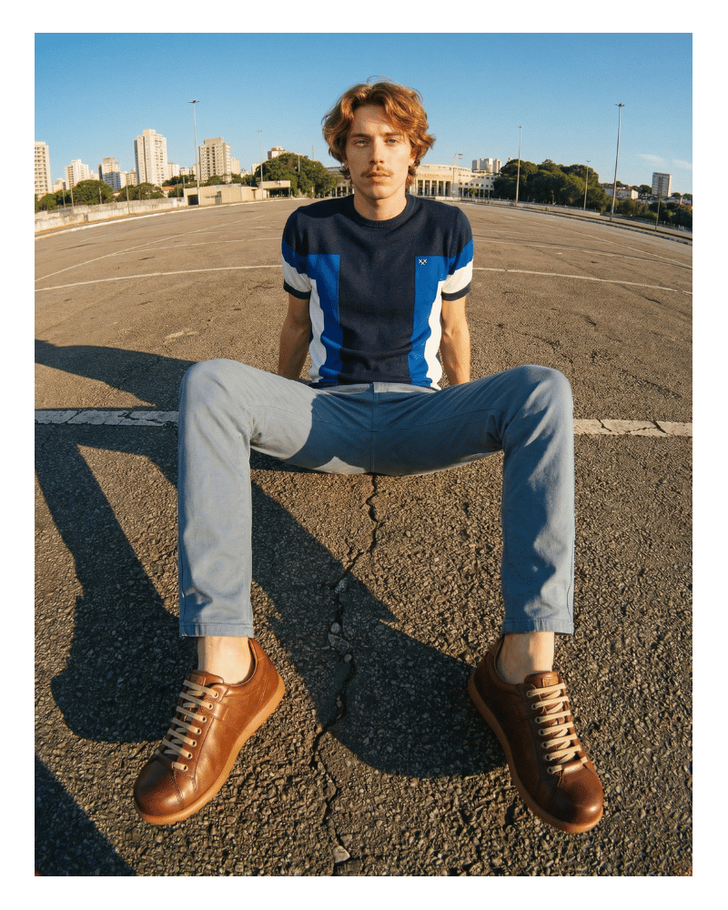 Samarreta Three Colors Blau | STJOR 1969 | Roba Ètica