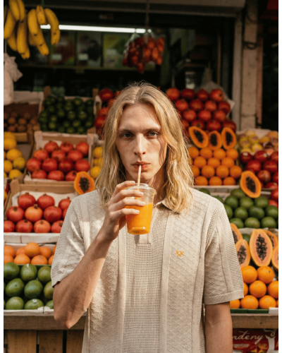 Polo Textured Lace Arena | STJOR 1969 | Roba Sostenible