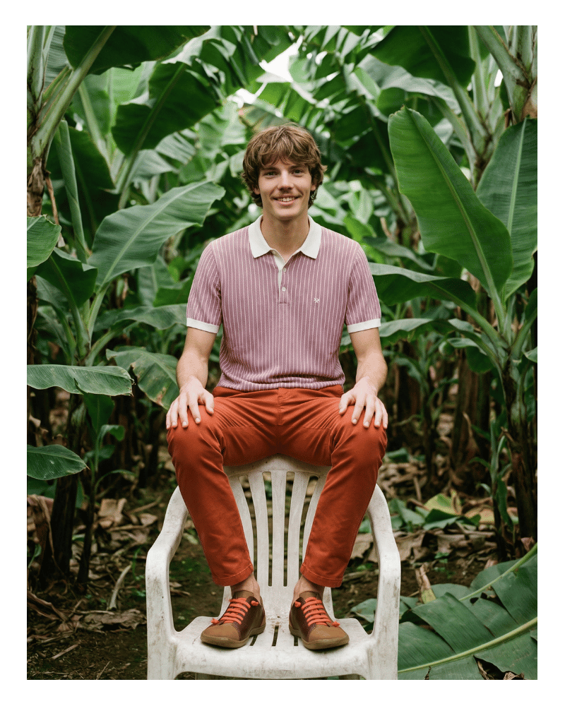 Polo Pinstripe Malva | STJOR 1969 | Marca de Roba Catalana